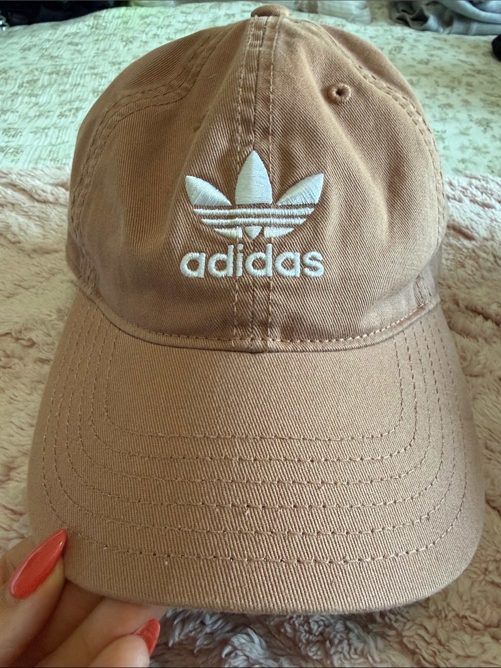 adidas Blush Baseball Cap with White Logo